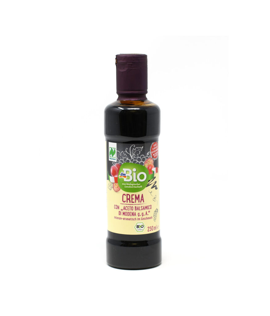 Crema con "Aceto Balsamico di Modena g.g.A.", Naturland