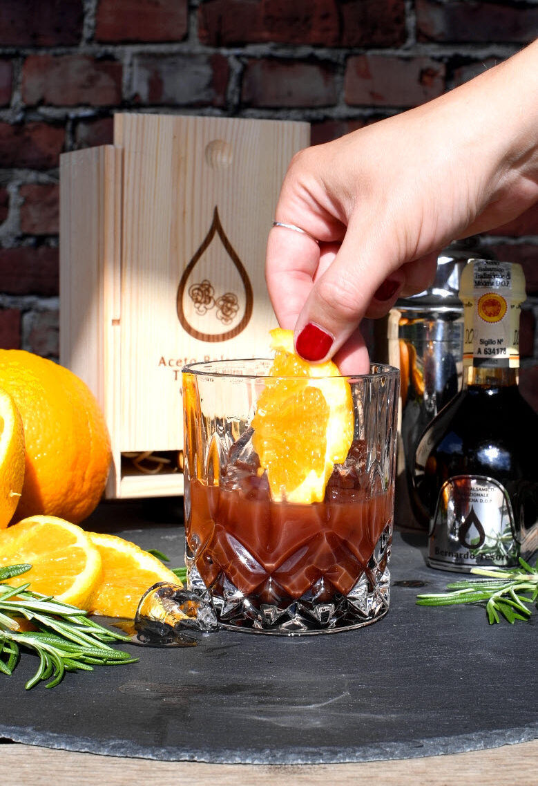 Negroni Cocktail-Klassiker auch mit Aceto Balsamico 