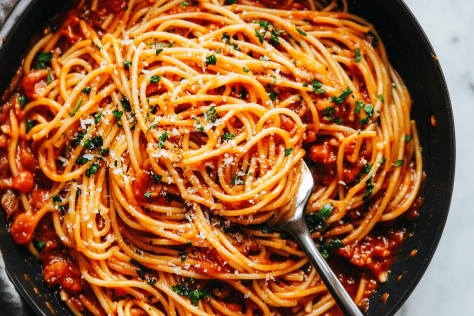 Klassische italienische Rezepte Spaghetti al Pomodoro