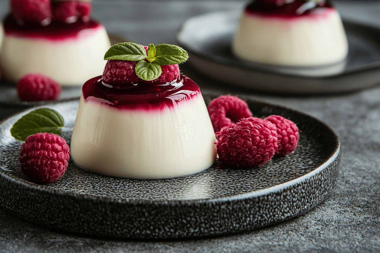 panna cotta mit balsamico